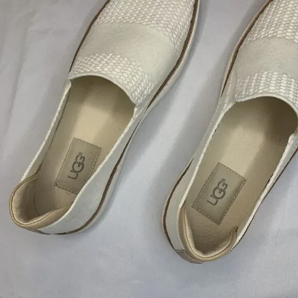 Ugg Sammy Slip On Sneaker White Casual Shoe - Women's 7 - Picture 6 of 8
